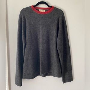 J. Crew Men’s Wool Gray Sweater Size Medium